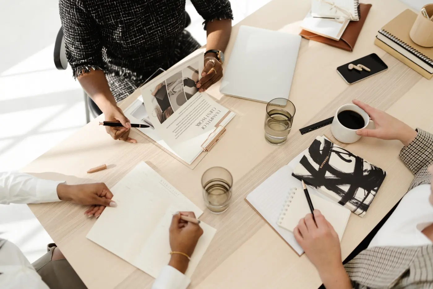 Overleg over content, structuur en online zichtbaarheid